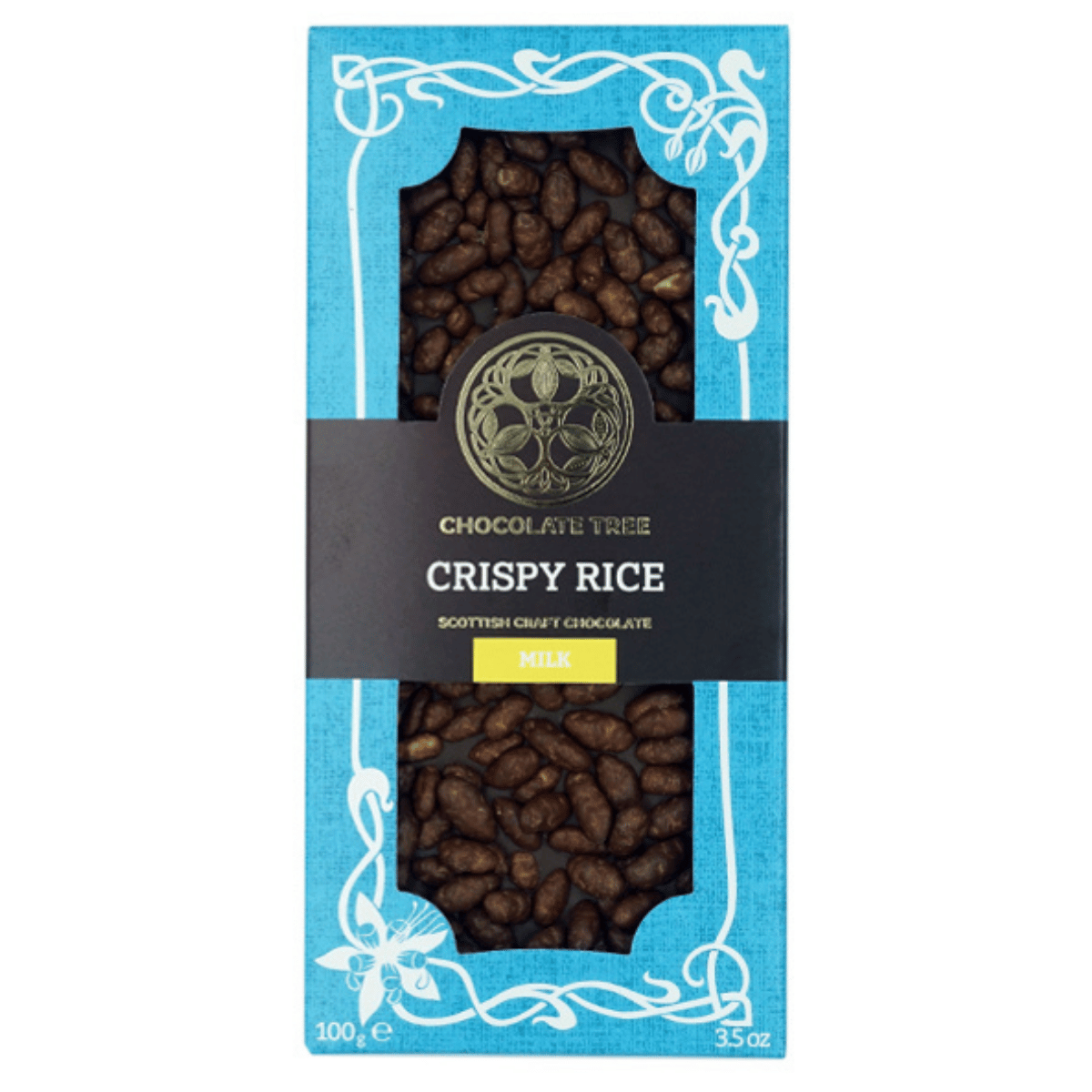 CHOCOLATE TREE – Milchschokolade & Puffreis »Crispy Rice« 45% (MHD: 16.10.2024)