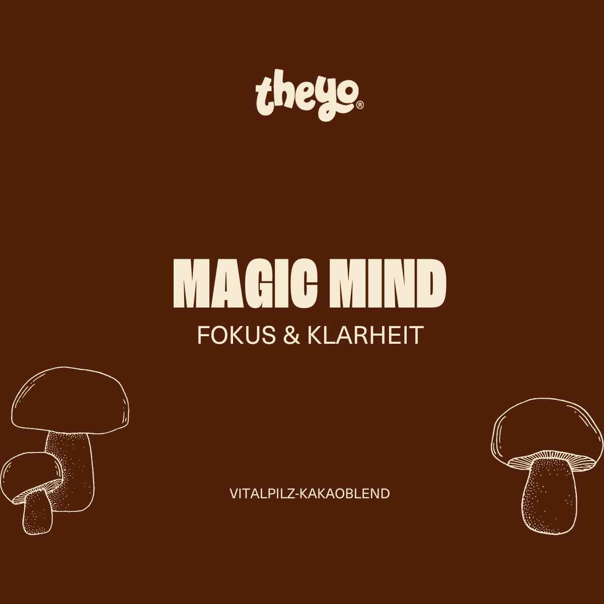 Magic Mind – Fokus & Klarheit – Vitalpilz-Kakao